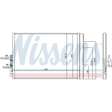 Nissens | Kondensator, Klimaanlage | 940227