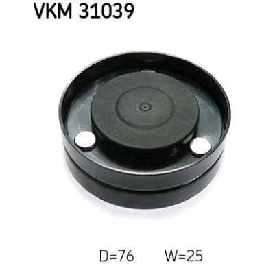 SKF | Umlenk-/Führungsrolle, Keilrippenriemen | VKM 31039