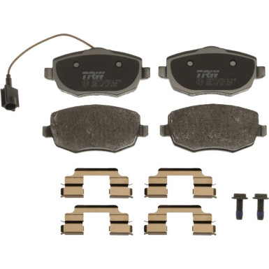 TRW | Bremsbelagsatz, Scheibenbremse | GDB1707
