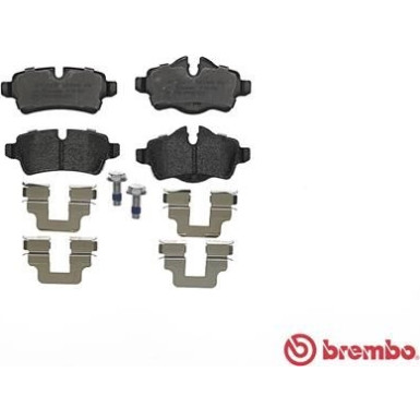 Brembo | Bremsbelagsatz, Scheibenbremse | P 06 052