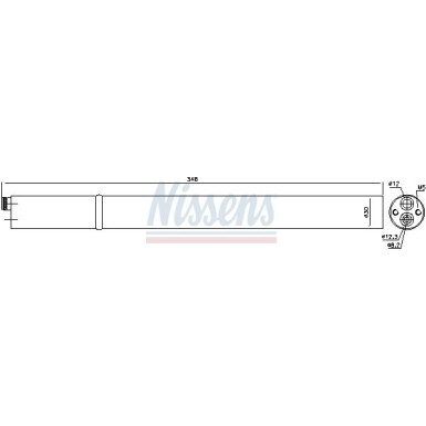 Nissens | Trockner, Klimaanlage | 95366