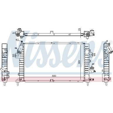 Nissens | Kühler, Motorkühlung | 63029A