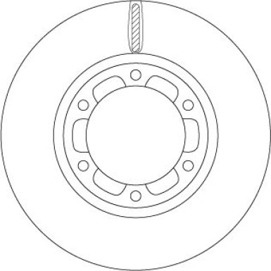 TRW | Bremsscheibe | DF6640S