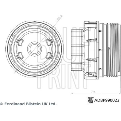 Blue Print | Deckel, Ölfiltergehäuse | ADBP990023