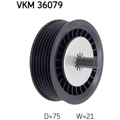 SKF | Umlenk-/Führungsrolle, Keilrippenriemen | VKM 36079