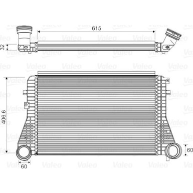 Valeo | Ladeluftkühler | 818795