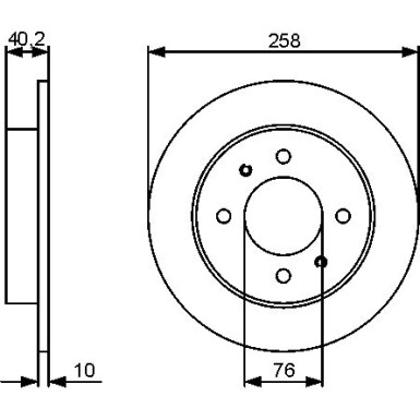 BOSCH | Bremsscheibe | 0 986 479 484