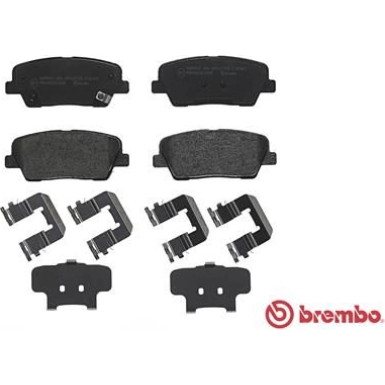 Brembo | Bremsbelagsatz, Scheibenbremse | P 30 063