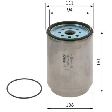 BOSCH | Kraftstofffilter | F 026 402 132