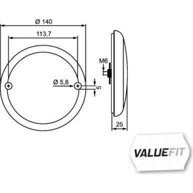 Hella | Heckleuchte | 2SD 357 026-001