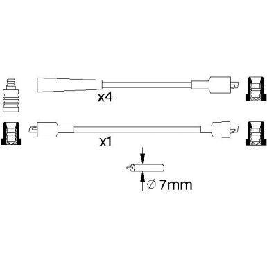 BOSCH | Zündleitungssatz | 0 986 356 785