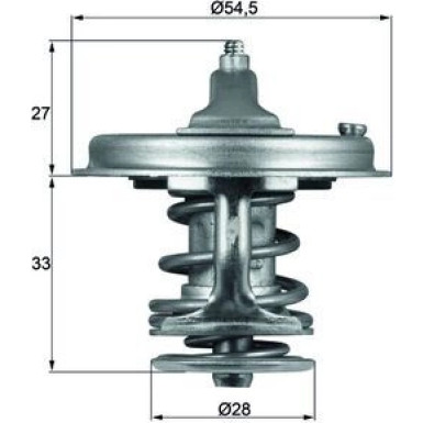 Mahle | Thermostat, Kühlmittel | TX 78 83