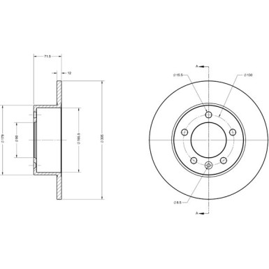 Metzger | Bremsscheibe | 6110011