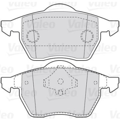 Valeo | Bremsbelagsatz, Scheibenbremse | 301355