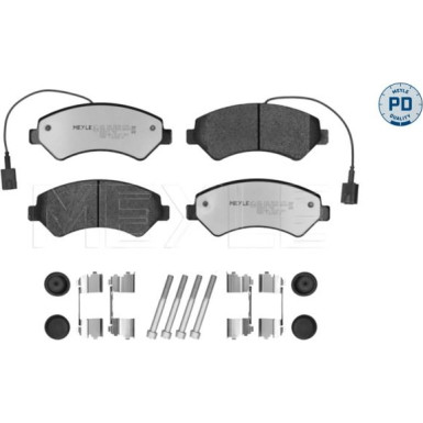 Meyle | Bremsbelagsatz, Scheibenbremse | 025 244 6619-1/PD