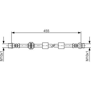 BOSCH | Bremsschlauch | 1 987 476 170