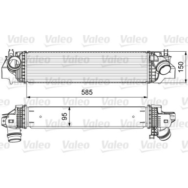 Valeo | Ladeluftkühler | 818640