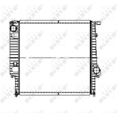 NRF | Kühler, Motorkühlung | 509626