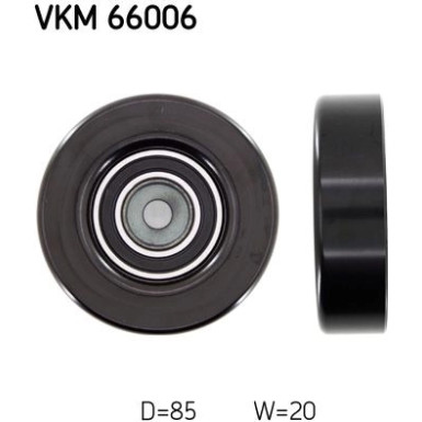 SKF | Umlenk-/Führungsrolle, Keilrippenriemen | VKM 66006