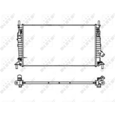 NRF | Kühler, Motorkühlung | 53403