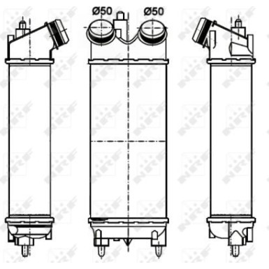 NRF | Ladeluftkühler | 30274