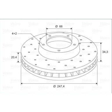 Valeo | Bremsscheibe | 886194