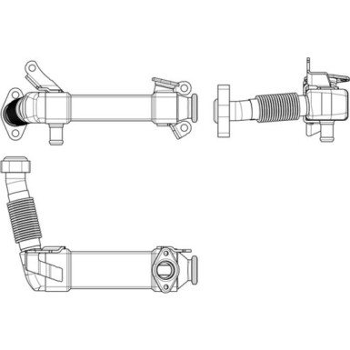 Mahle | Kühler, Abgasrückführung | CE 17 000P