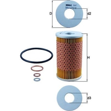 Knecht | Ölfilter | OX 47D