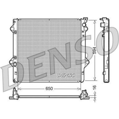 Denso | Kühler, Motorkühlung | DRM50036