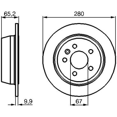 BOSCH | Bremsscheibe | 0 986 478 873