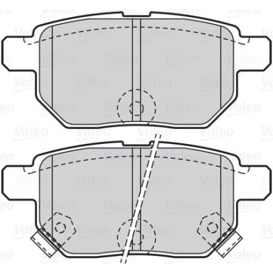 Valeo | Bremsbelagsatz, Scheibenbremse | 302085