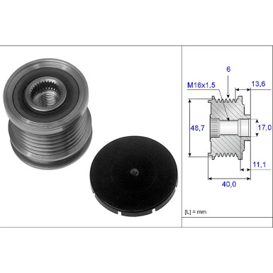 INA | Generatorfreilauf | 535 0085 10