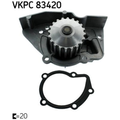 SKF | Wasserpumpe | VKPC 83420