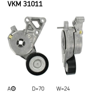 SKF | Spannrolle, Keilrippenriemen | VKM 31011