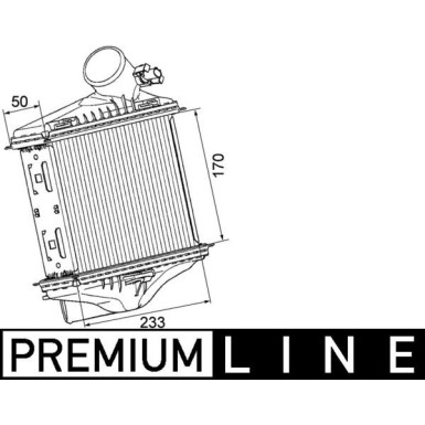 Mahle | Ladeluftkühler | CI 174 000P