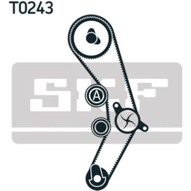 SKF | Wasserpumpe + Zahnriemensatz | VKMC 01170-1