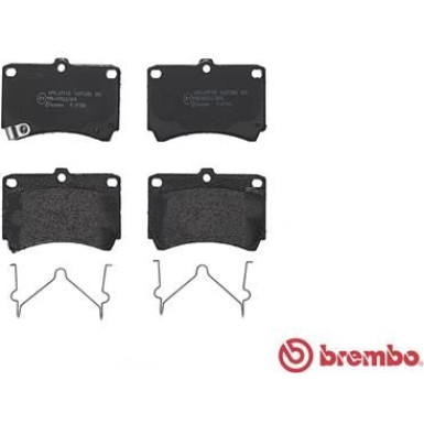 Brembo | Bremsbelagsatz, Scheibenbremse | P 49 016