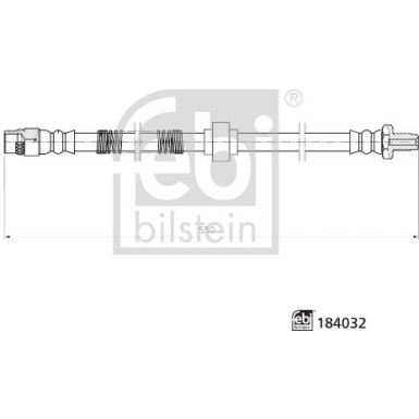 FEBI BILSTEIN 184032 Bremsschlauch