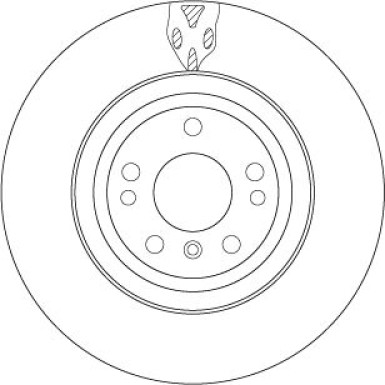 TRW | Bremsscheibe | DF6833S