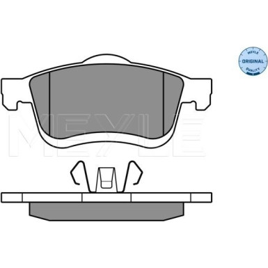 Meyle | Bremsbelagsatz, Scheibenbremse | 025 247 2720/W