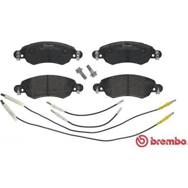 Brembo | Bremsbelagsatz, Scheibenbremse | P 61 070