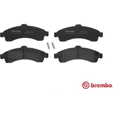 Brembo | Bremsbelagsatz, Scheibenbremse | P 10 009