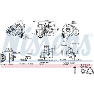 Nissens | Lader, Aufladung | 93021