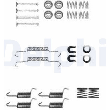 Delphi | Zubehörsatz, Feststellbremsbacken | LY1367