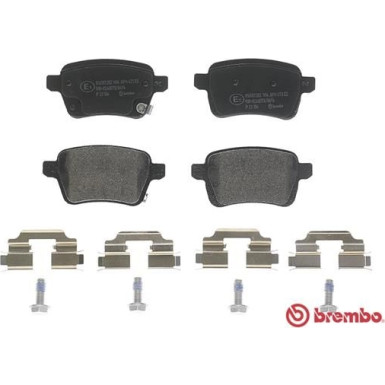 Brembo | Bremsbelagsatz, Scheibenbremse | P 23 156