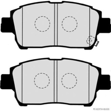 Herth+Buss Jakoparts | Bremsbelagsatz, Scheibenbremse | J3602088