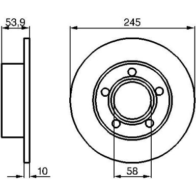 BOSCH | Bremsscheibe | 0 986 478 461