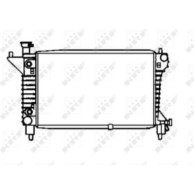 NRF | Kühler, Motorkühlung | 50254