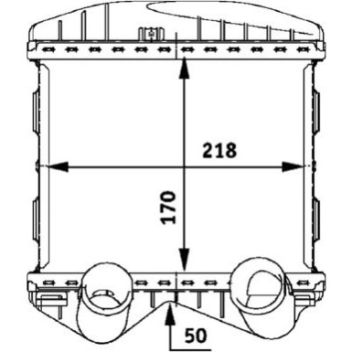 Mahle | Ladeluftkühler | CI 46 000P