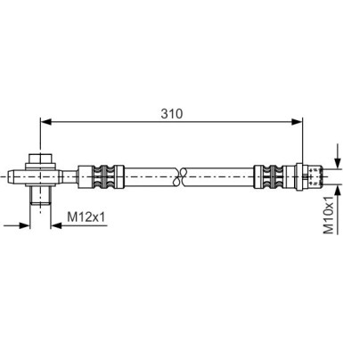 BOSCH | Bremsschlauch | 1 987 476 308